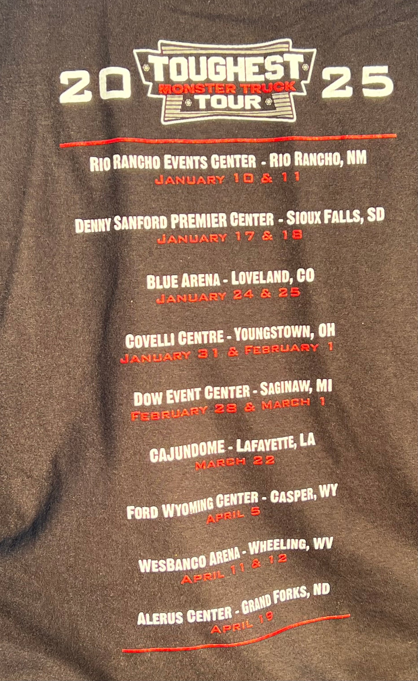 2025 TMTT Tour T-Shirt